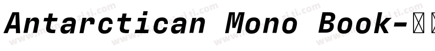 Antarctican Mono Book字体转换